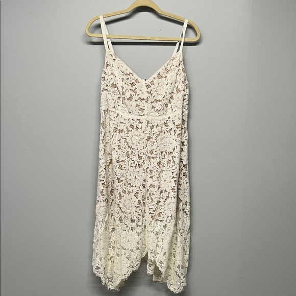 Lulus One Wish White Lace Midi Dress White Size 1X - Picture 2 of 4